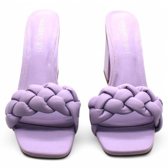 Madden Girl Women S Gracy Braided Mule Sandals - Picture 3 of 8